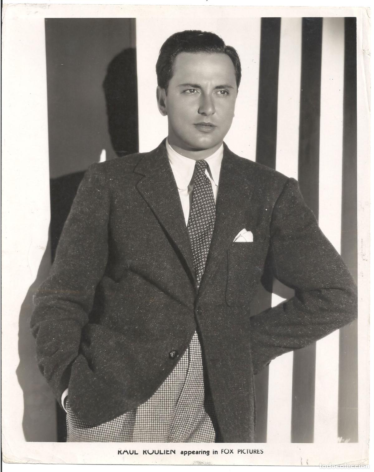 Cine: F35699 RAUL ROULIEN FOTO B/N ORIGINAL AMERICANA