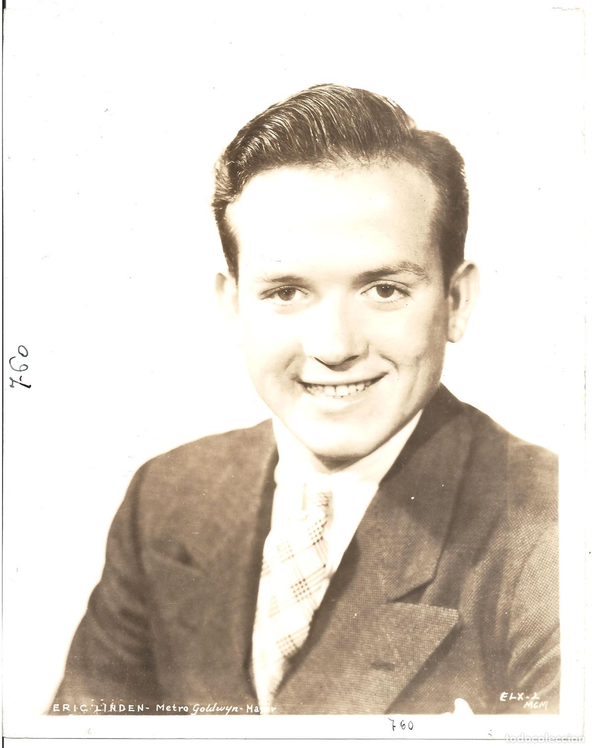 Kino: F35688 ERIC LINDEN FOTO B/N ORIGINAL AMERICANA