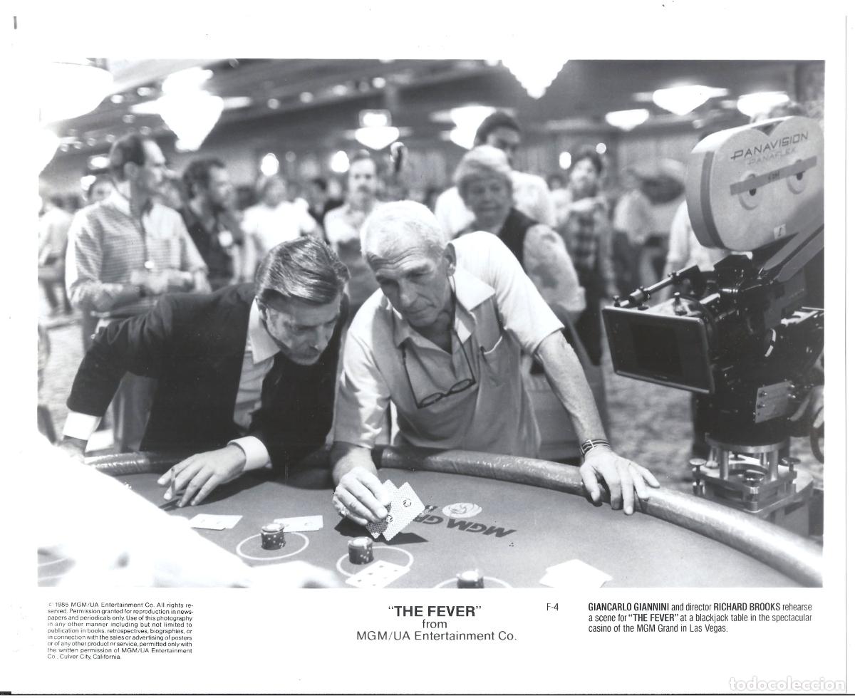 Kino: F35676 GIANCARLO GIANNINI RICHARD BROOKS DIRECTOR FOTO B/N ORIGINAL AMERICANA