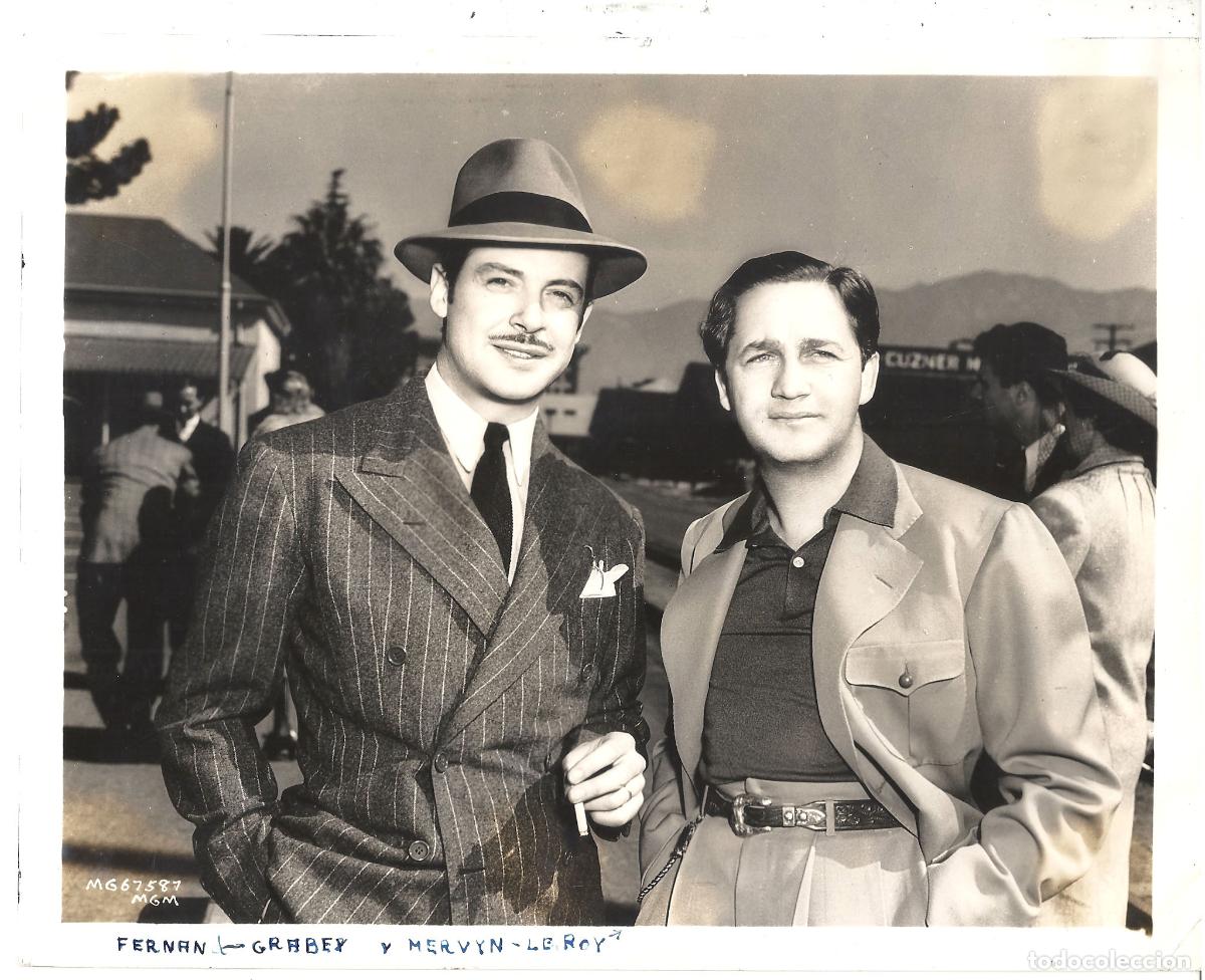 Kino: F35668 FERNAND GRAVEY MERVYN LE ROY DIRECTOR FOTO B/N ORIGINAL AMERICANA