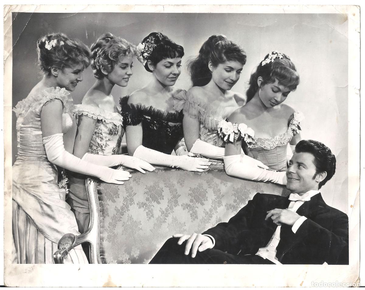 Cine: F35661 GERARD PHILIPPE ANOUK AIMEE FOTO B/N ORIGINAL AMERICANA