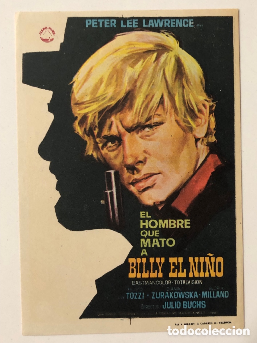 Cine: Programa el hombre que mat&oacute; a billy el ni&ntilde;o Peter Lee Lawrence A22