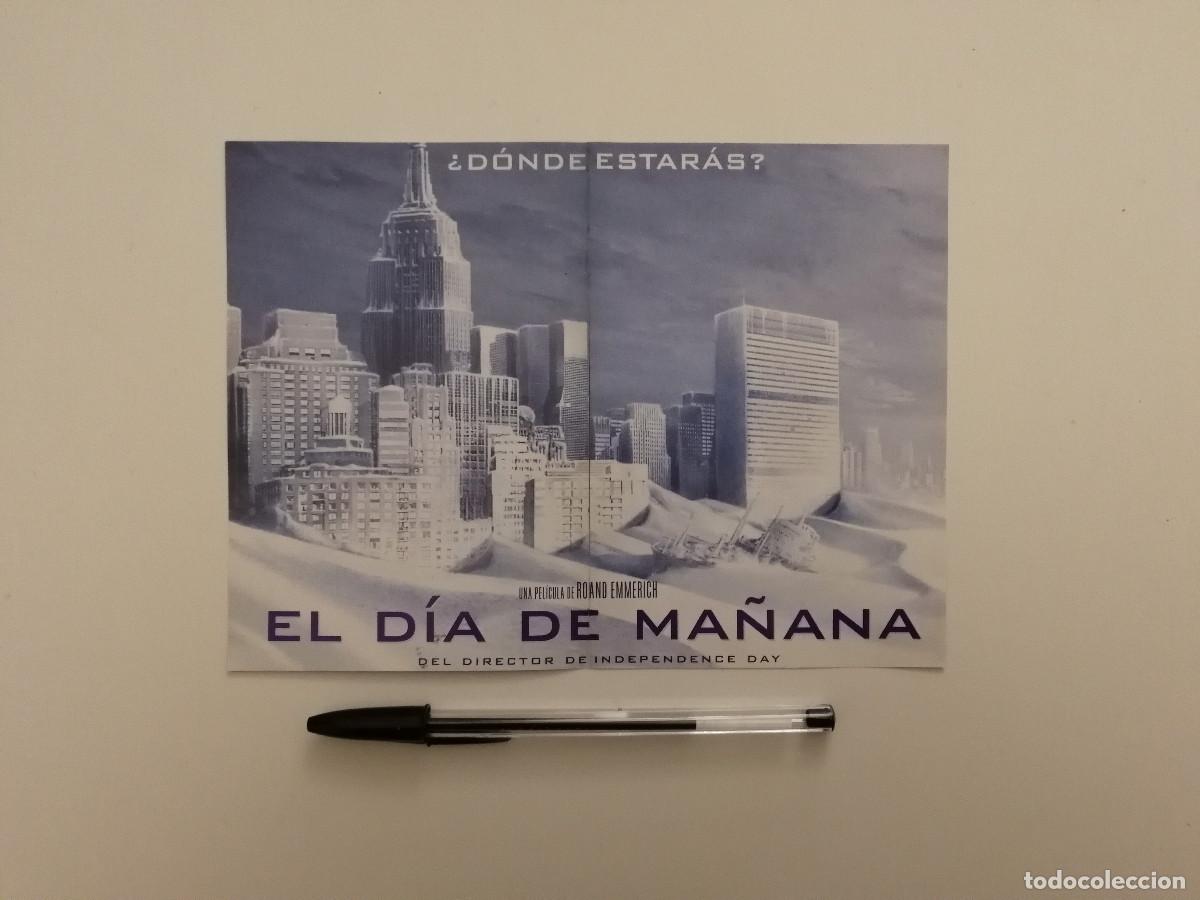 Cine: TARJETA ACARTONADA -13*18- EL DIA DE MA&Ntilde;ANA - CIENCIA FICCION - DENNIS QUAID