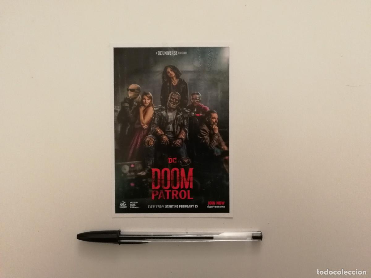 Cine: FICHA COLECCIONABLE -10*15- DOOM PATROL - CIENCIA FICCION - DC SUPERHEROES
