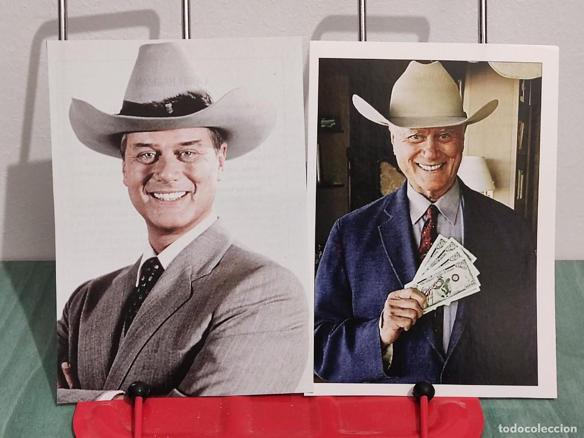 Cine: Larry Hagman . 2 Fichas revista Accion cine