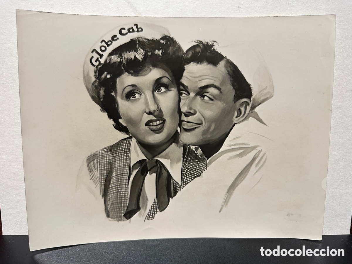 Cine: Foto &rdquo;Un D&iacute;a En Nueva York&rdquo; 24x18 cm Metro Goldwyn Mayer - Frank Sinatra