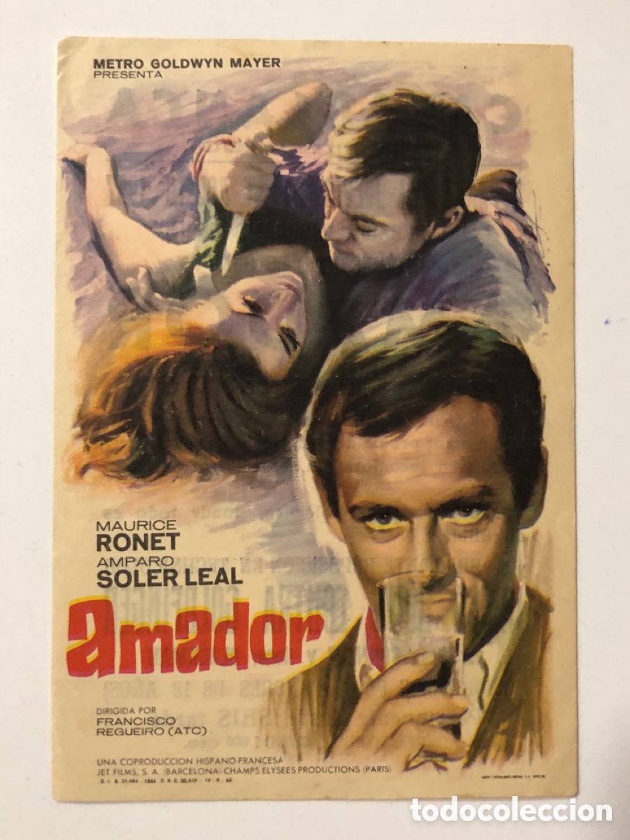 Cine: Programa Maurice Ronet con publicidad cine casablanca alicante A23