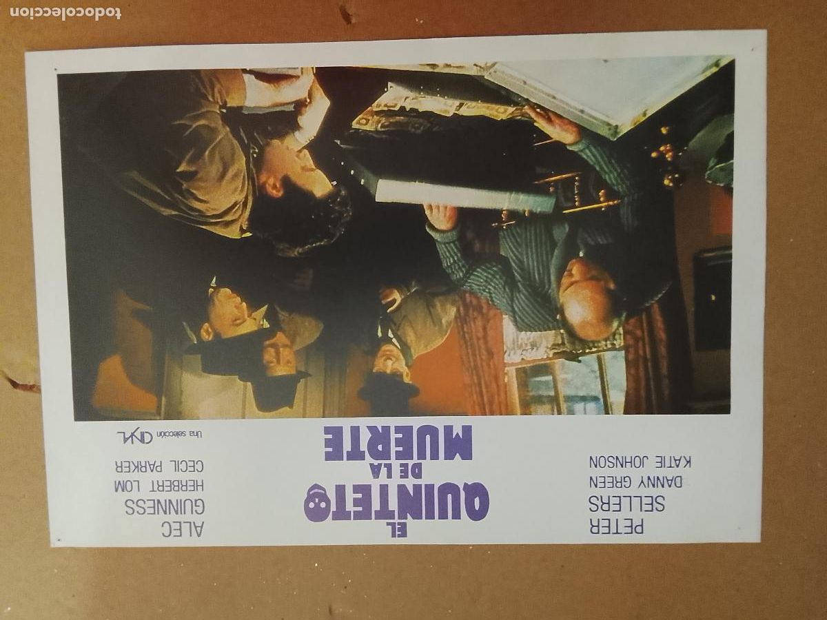 Cine: CINE TEATRO PELICULA CARTEL MEDIANO AFICHE FOTOCROMO ORIGINAL ACTRIZ ACTOR EL QUINTETO DE LA MUERTE