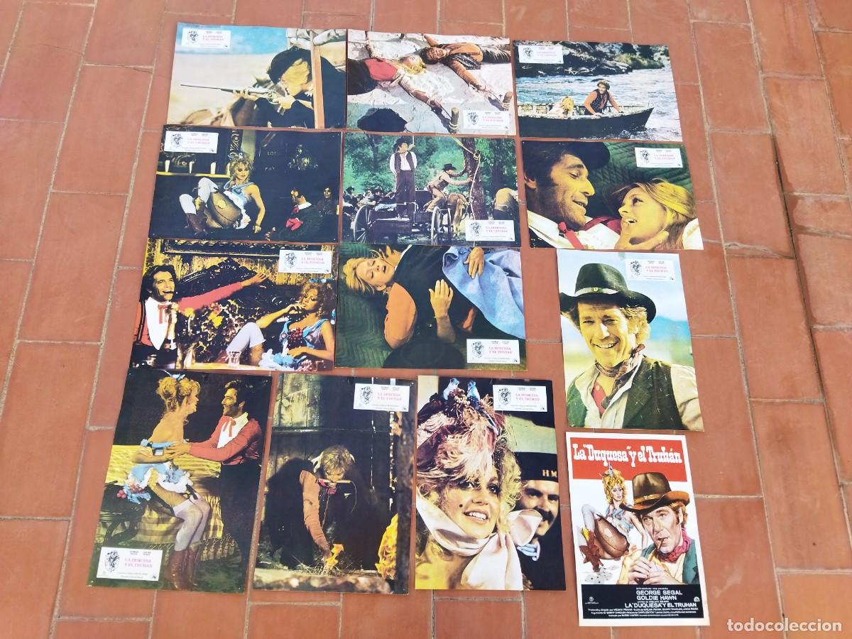Kino: fotocromos 12 + guia set completo LA DUQUESA Y EL TRUHAN george segal goldie hawn melvin frank
