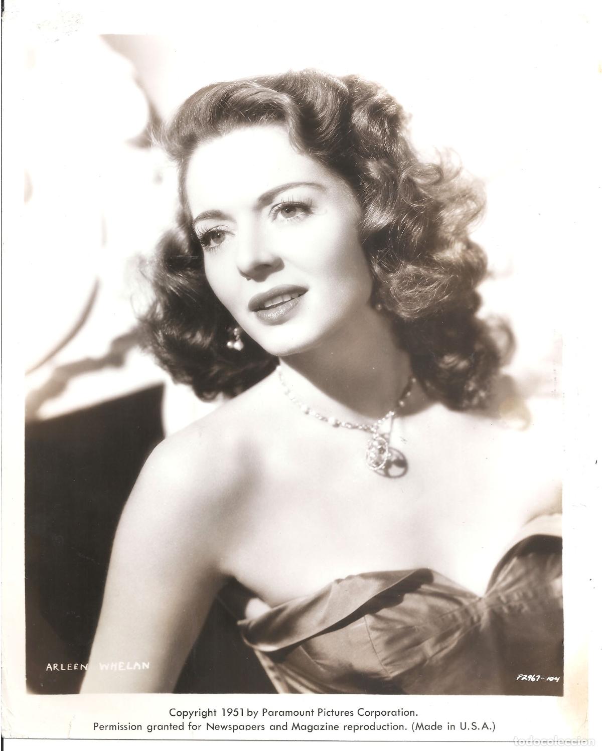 Kino: F35712 ARLEEN WHELAN FOTO B/N ORIGINAL AMERICANA