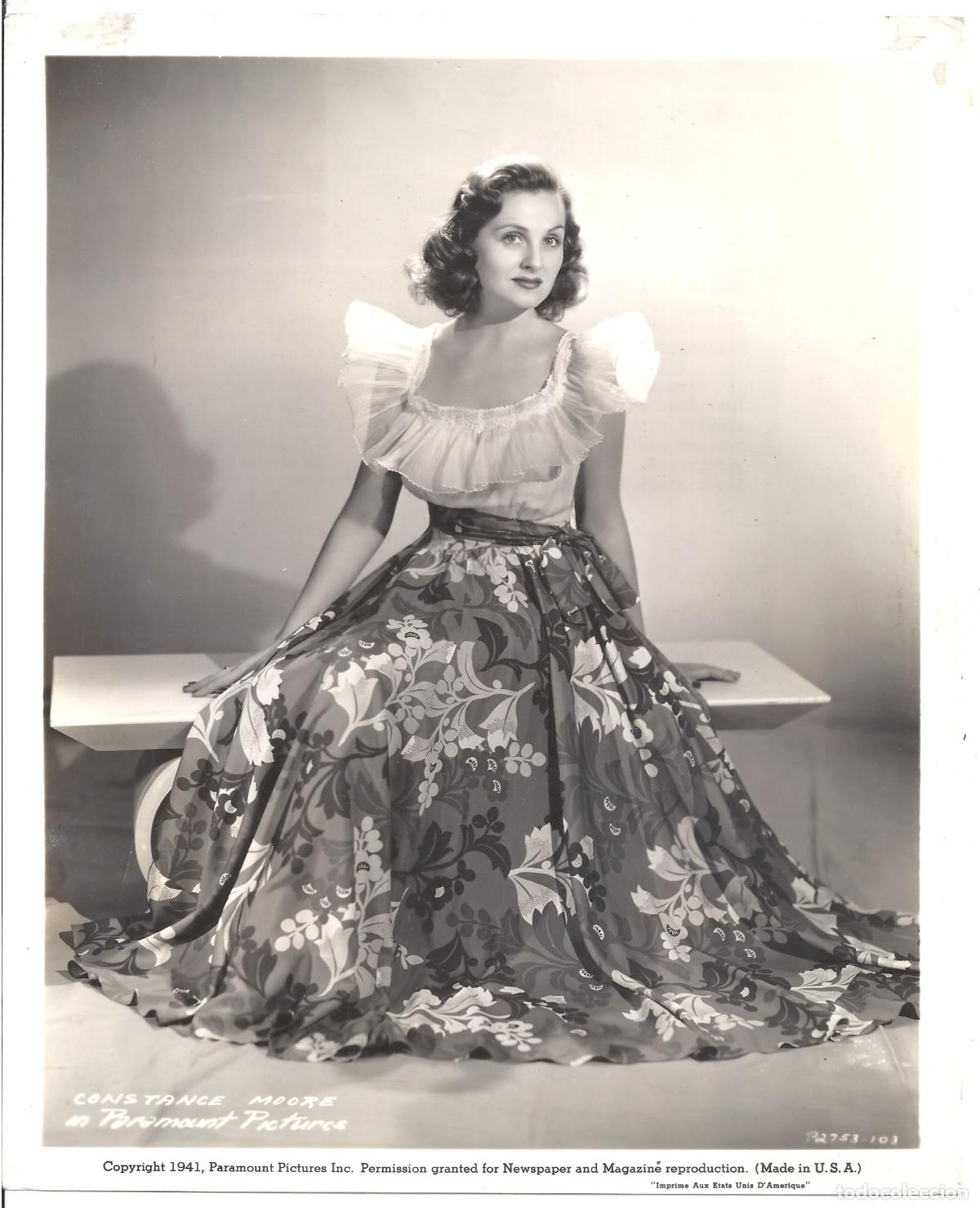 Kino: F35715 CONSTANCE MOORE FOTO B/N ORIGINAL AMERICANA