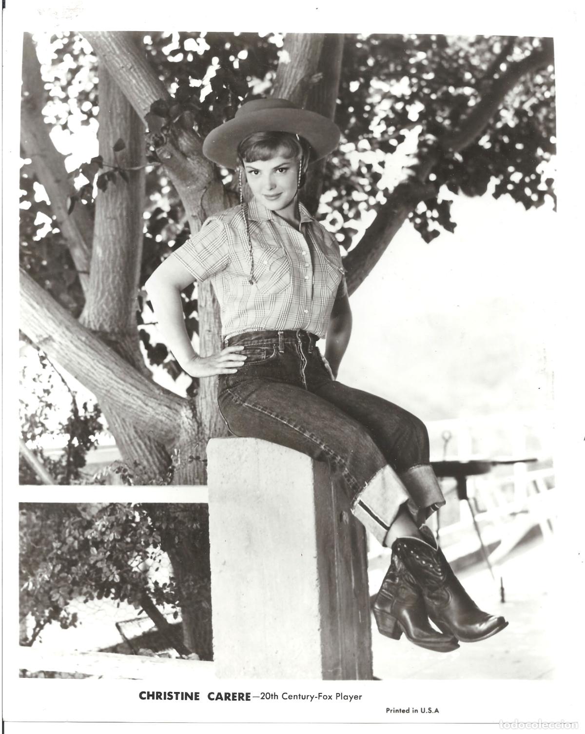 Kino: F35716 CHRISTINE CARERE FOTO B/N ORIGINAL AMERICANA