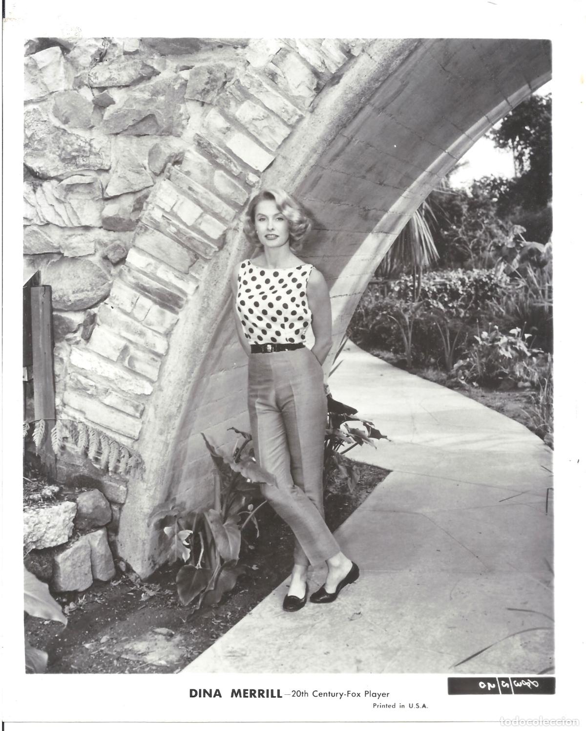 Kino: F35719 DINA MERRILL FOTO B/N ORIGINAL AMERICANA