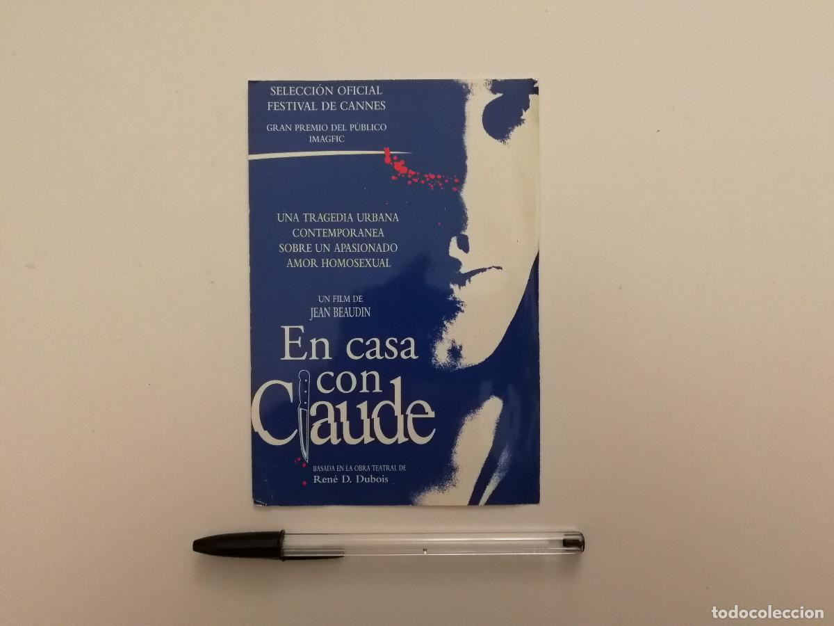Kino: TARJETA ORIGINAL - EN CASA CON CLAUDE - THRILLER - CINE FRANCES - Jean Beaudin