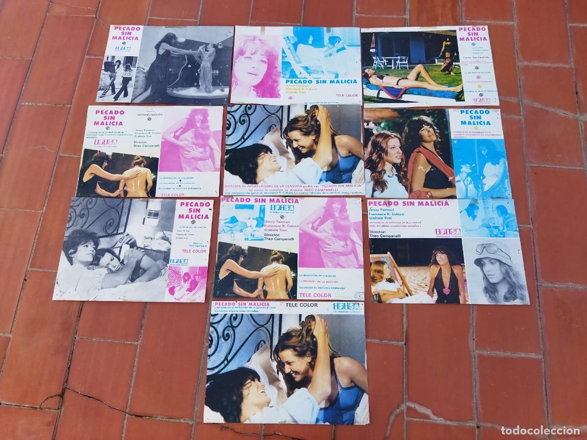Cinema: fotocromos 10 set completo PECADO SIN MALICIA theo campanelli jenny tamburi francesca r. coluzzi