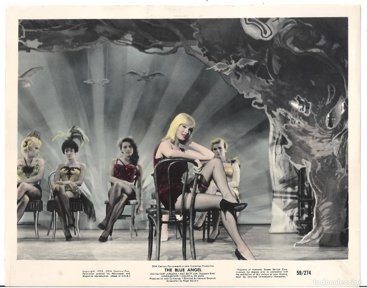 Cine: F35730 MAY BRITT THE BLUE ANGEL FOTO ORIGINAL COLOREADA AMERICANA