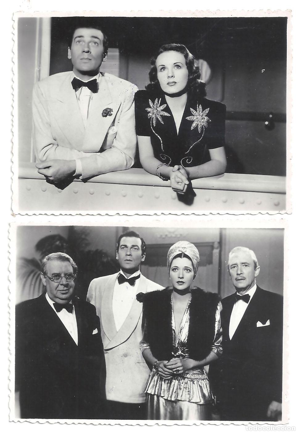 Kino: F35738 DIANA DURBIN 2 FOTOS ORIGINALES B/N ESPA&Ntilde;OLAS