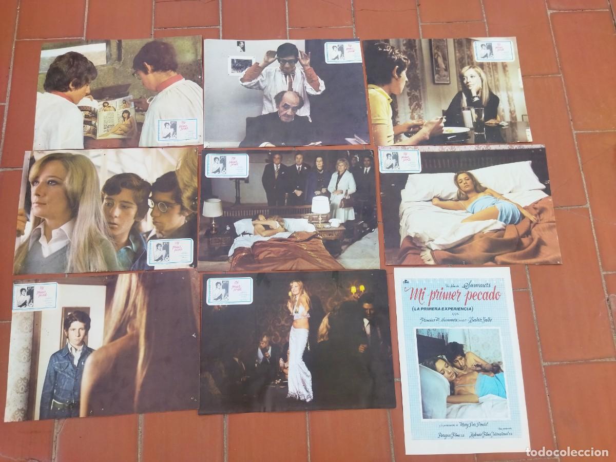 Cinema: fotocromos 8 + guia set MI PRIMER PECADO manuel summers francisco m. summers beatriz galbo