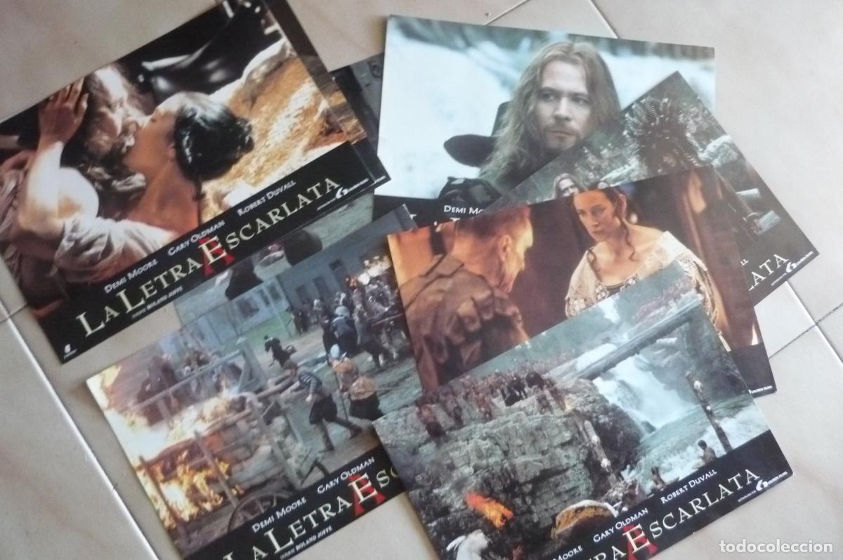 Cinema: lote 8 fotocromos pelicula la letra escarlata demi moore