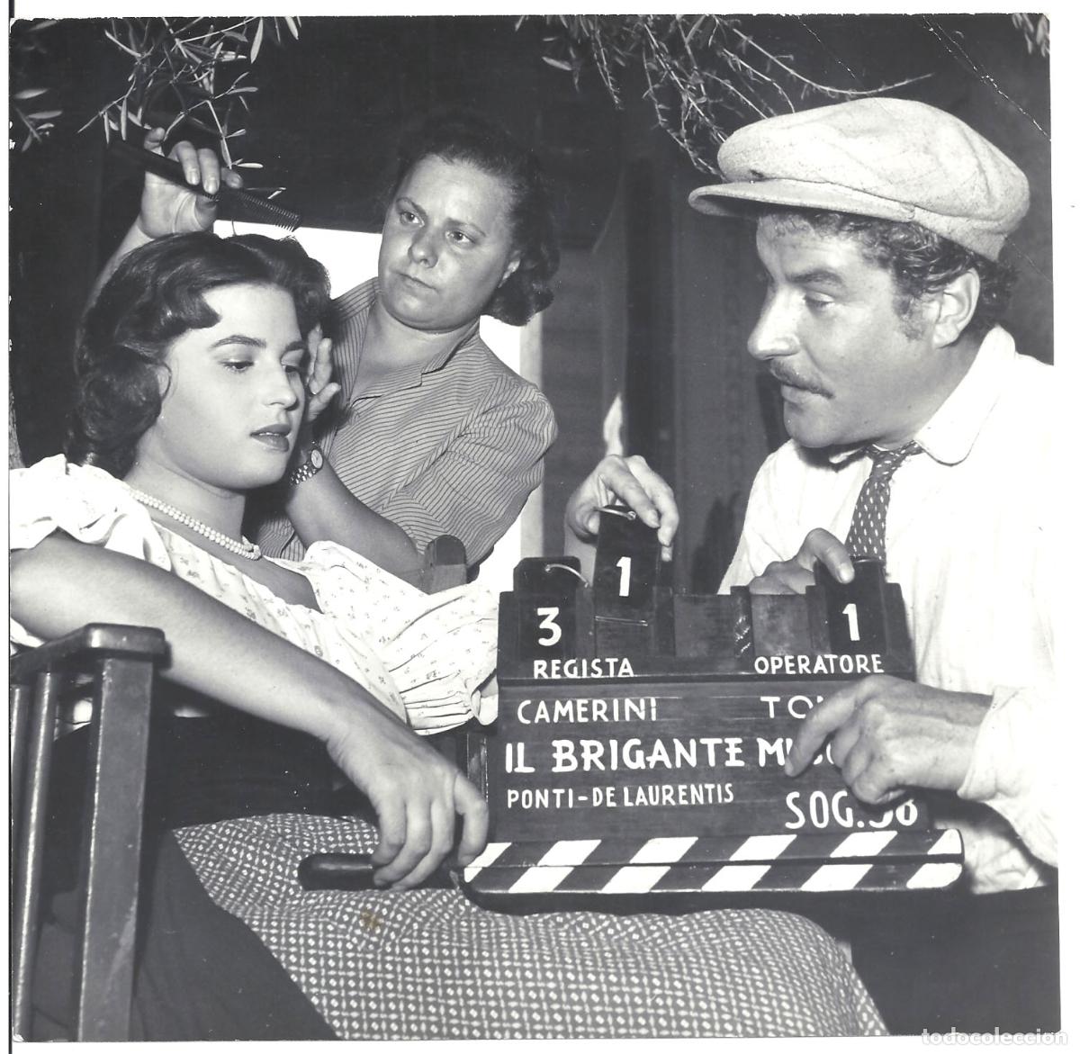 Kino: F35773 EL BANDIDO CALABRES SILVANA MANGANO claqueta FOTO B/N ORIGINAL ITALIANA ivo meldolesi