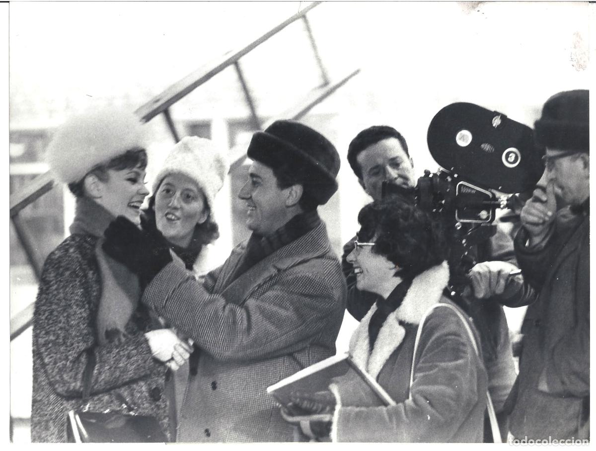 Kino: F35774 ALBERTO SORDI rodaje camara FOTO B/N ORIGINAL SUECA