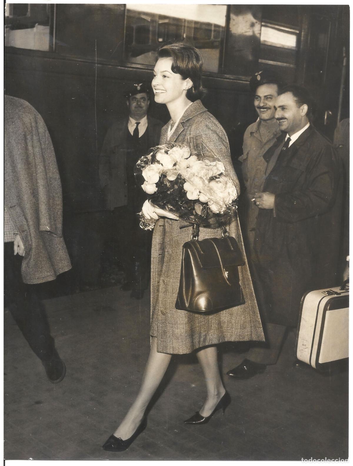 Kino: F35778 NADJA TILLER ANIMA NERA TREN FOTO B/N ORIGINAL ESPA&Ntilde;OLA