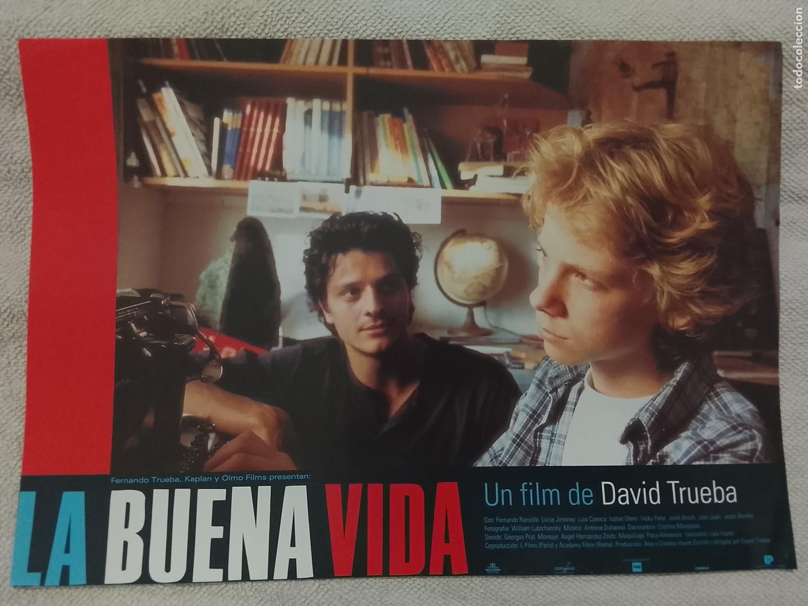 Cine: CINE TEATRO PELICULA CARTEL MEDIANO AFICHE FOTOCROMO ORIGINAL ACTRIZ ACTOR LA BUENA VIDA