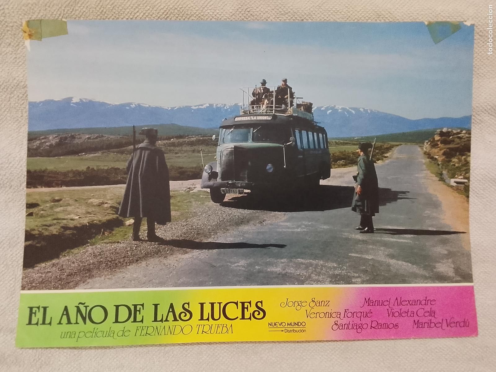 Cine: CINE TEATRO PELICULA CARTEL MEDIANO AFICHE FOTOCROMO ORIGINAL ACTRIZ ACTOR EL A&Ntilde;O DE LAS LUCES