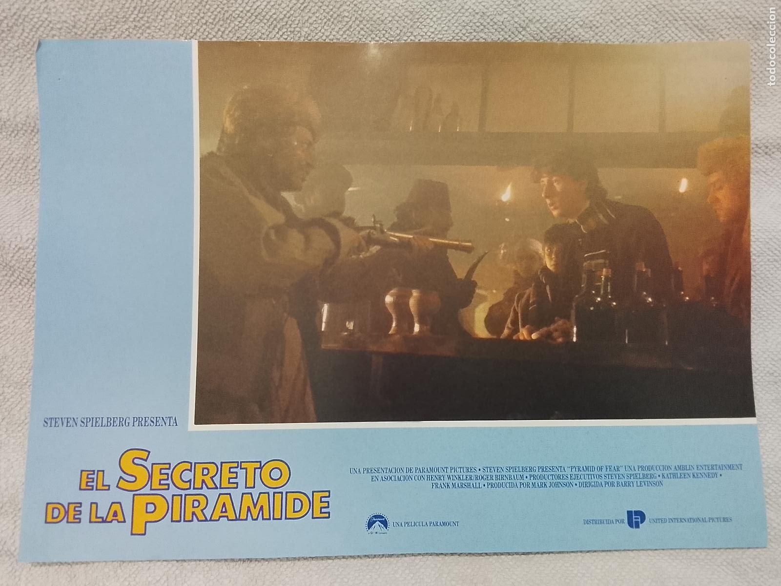 Cine: CINE TEATRO PELICULA CARTEL MEDIANO AFICHE ORIGINAL FOTOCROMO ACTRIZ ACTOR EL SECRETO DE LA PIRAMIDE