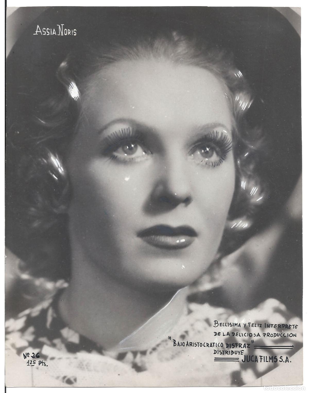 Kino: F35790 ASSIA NORIS BAJO ARISTOCRATICO DISFRAZ FOTO B/N ORIGINAL ITALIANA