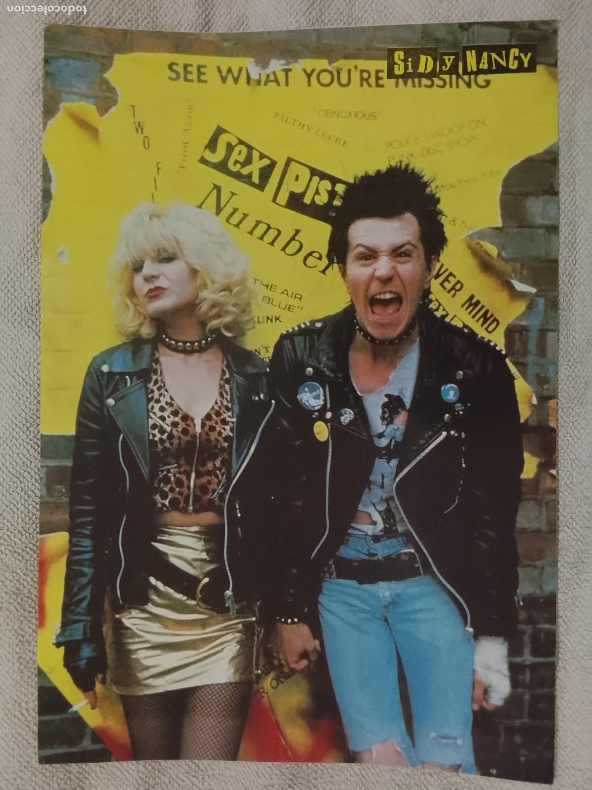 Cine: CINE TEATRO PELICULA CARTEL MEDIANO AFICHE ORIGINAL FOTOCROMO ACTRIZ ACTOR SID Y NANCY