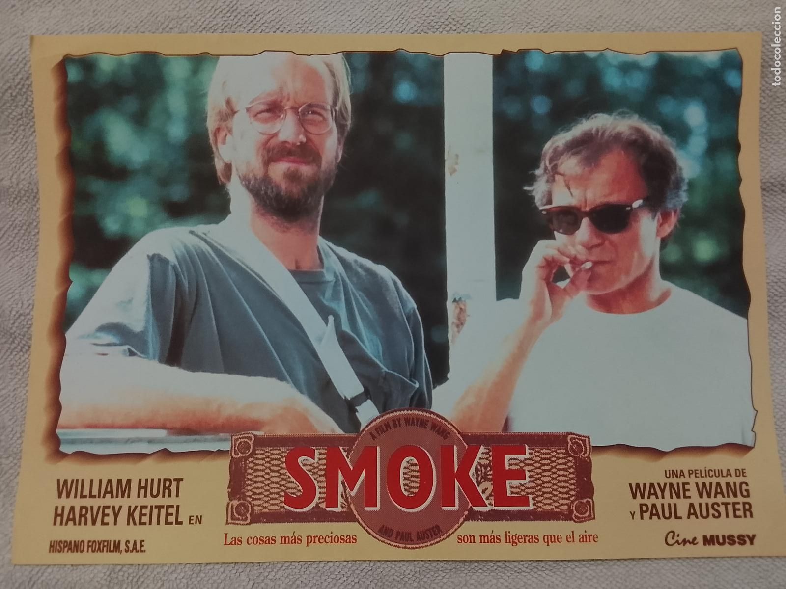 Cine: CINE TEATRO PELICULA CARTEL MEDIANO AFICHE ORIGINAL FOTOCROMO ACTRIZ ACTOR SMOKE
