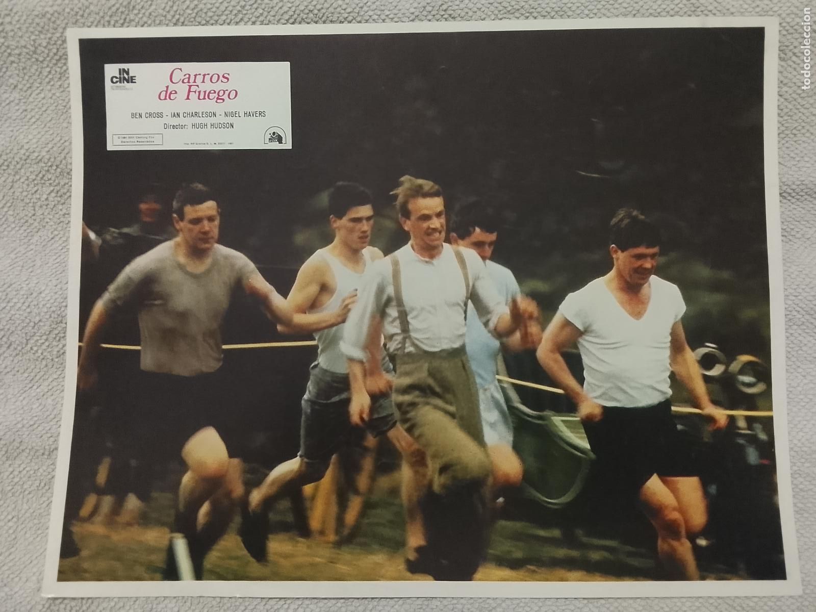 Cine: CINE TEATRO PELICULA CARTEL MEDIANO AFICHE ORIGINAL FOTOCROMO ACTRIZ ACTOR CARROS DE FUEGO
