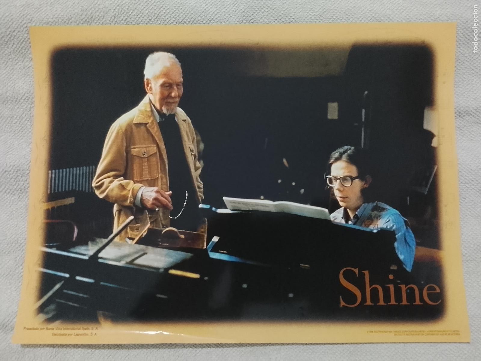 Cine: CINE TEATRO PELICULA CARTEL MEDIANO AFICHE ORIGINAL FOTOCROMO ACTRIZ ACTOR SHINE