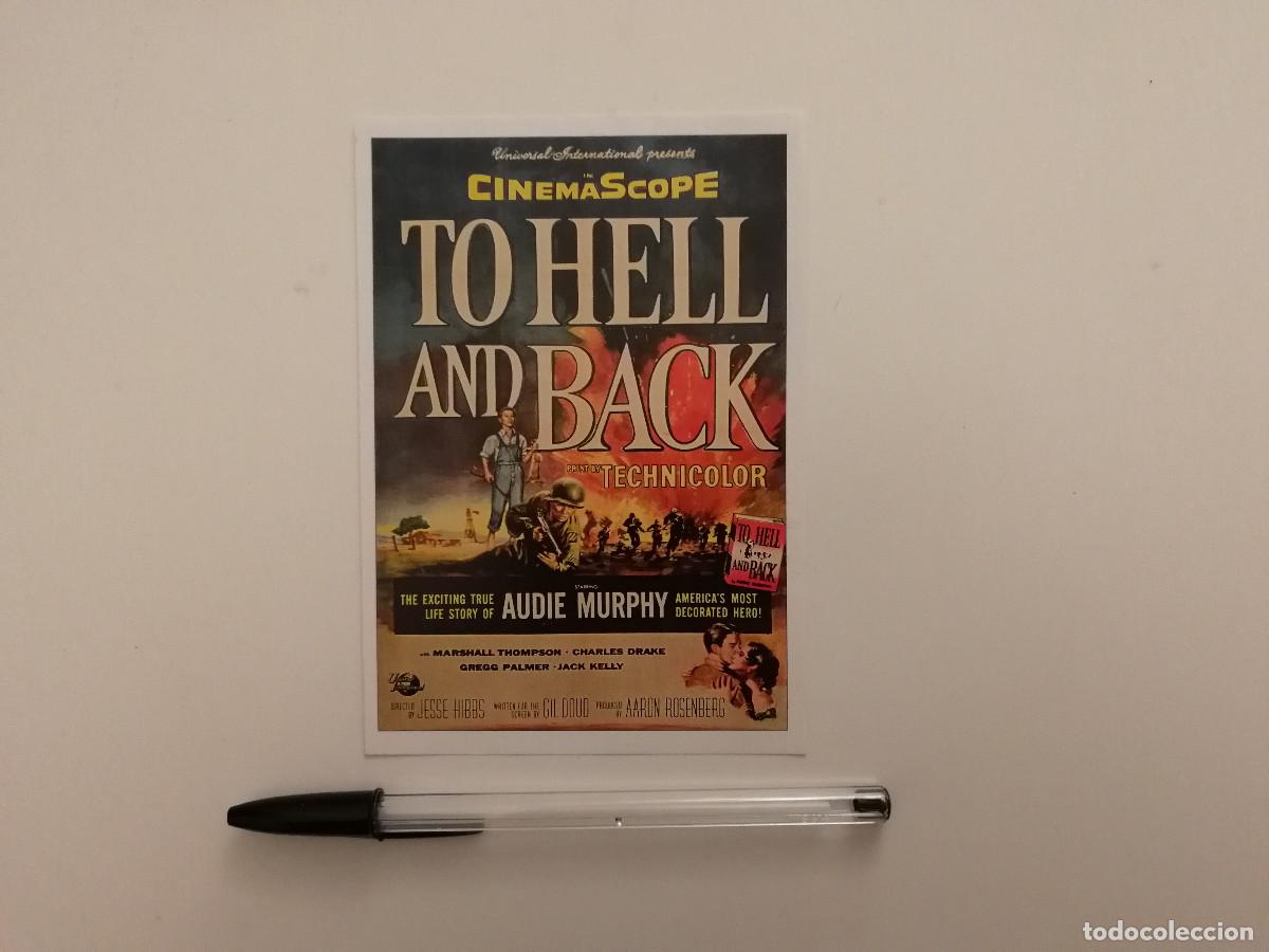 Cinema: FICHA COLECCIONABLE -10*15- REGRESO DEL INFIERNO - GUERRA - CINE BELICO - AUDIE MURPHY