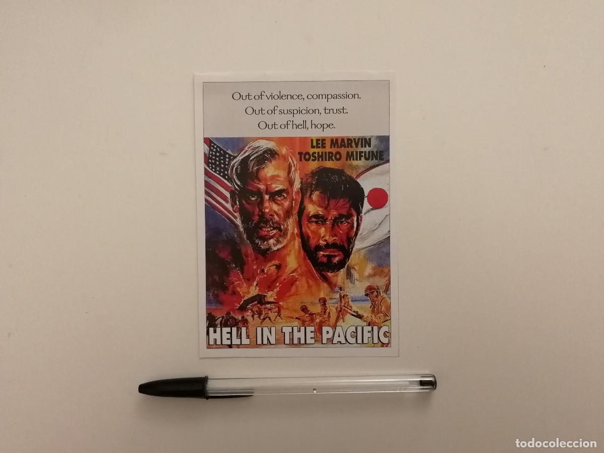 Cinema: FICHA COLECCIONABLE -10*15- INFIERNO EN EL PACIFICO - GUERRA - CINE BELICO - LEE MARVIN