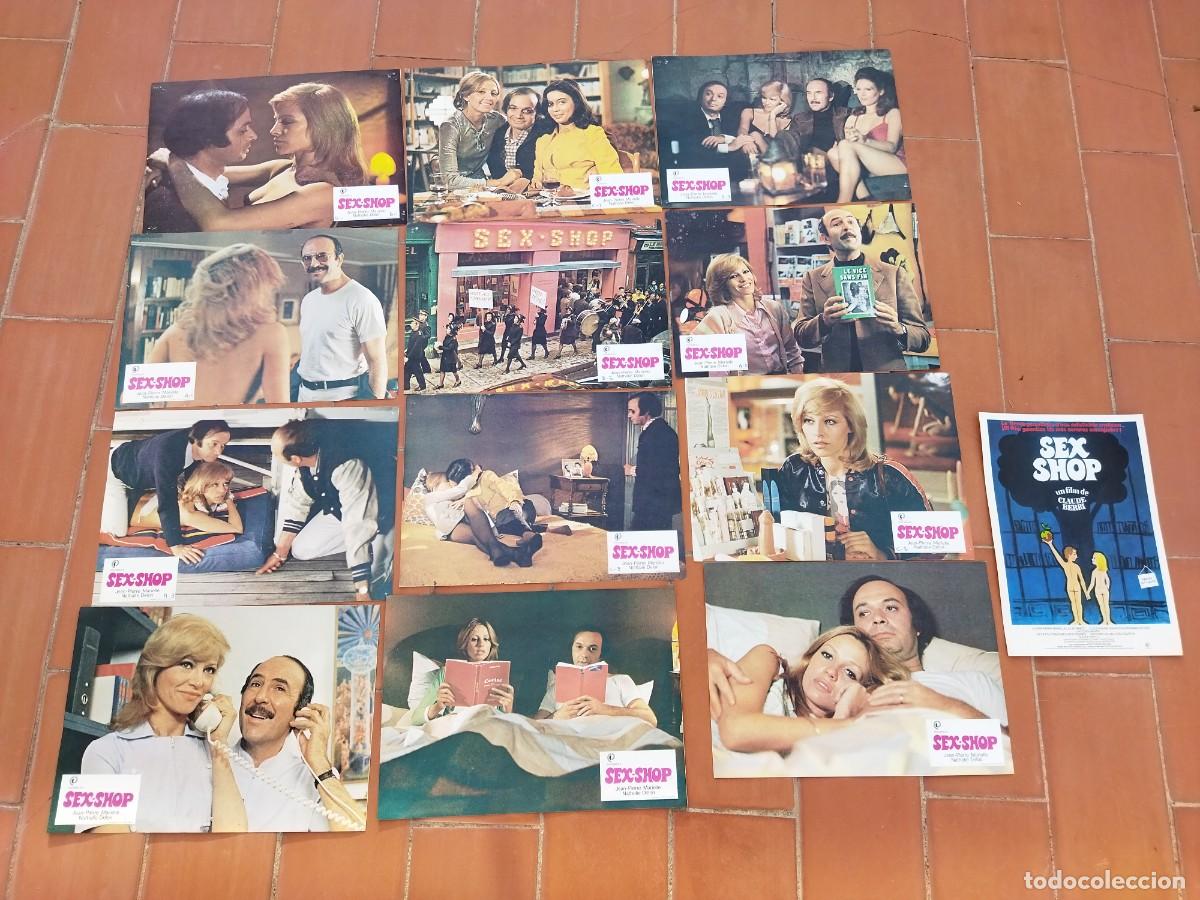 Kino: fotocromos 12 + guia set completo SEX SHOP claude barri jean pierr marelle juliet berto