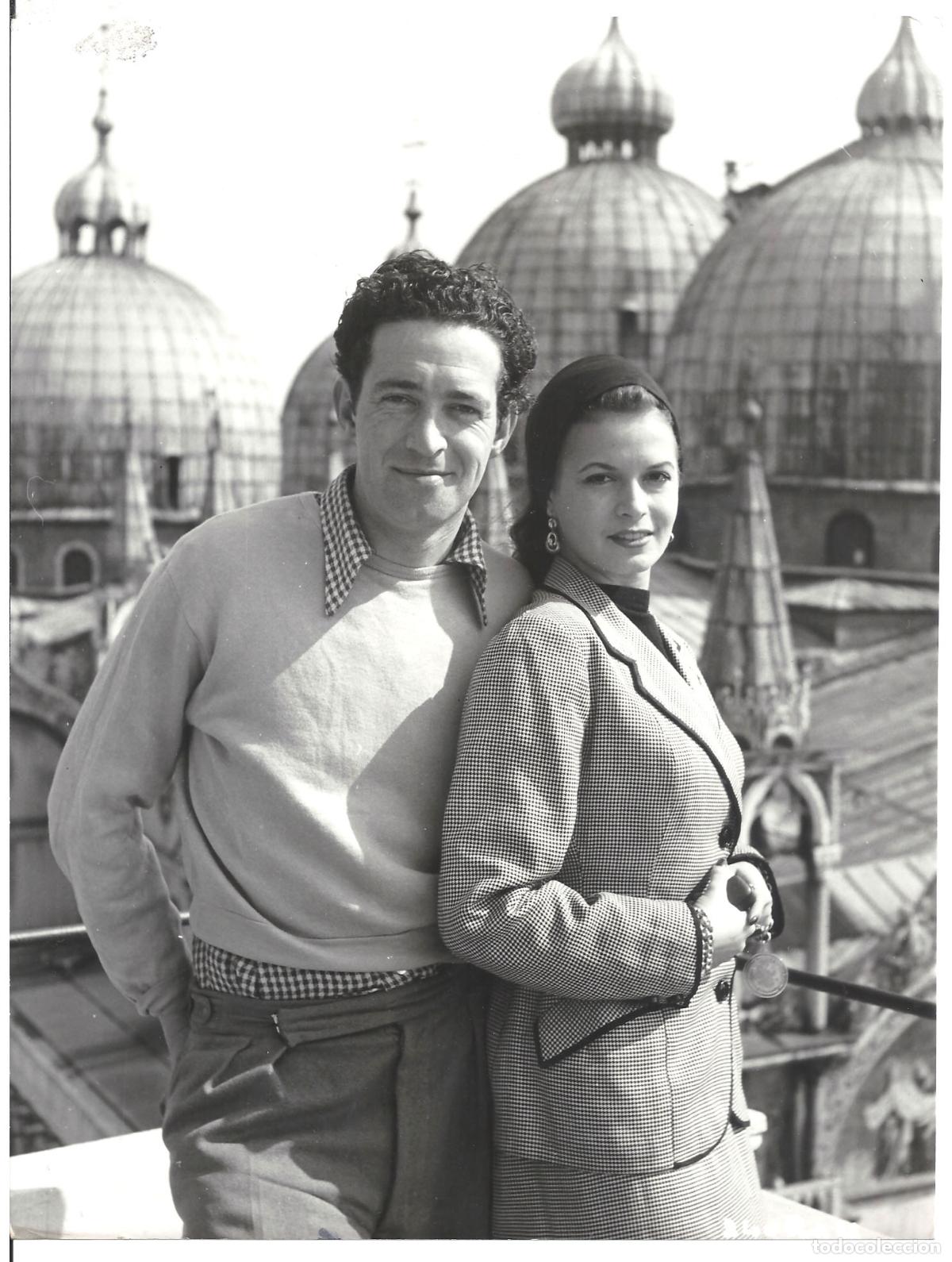 Kino: F35805 EVA BARTOK JOHN GREGSON INTRIGA EN VENECIA FOTO B/N ORIGINAL INGLESA