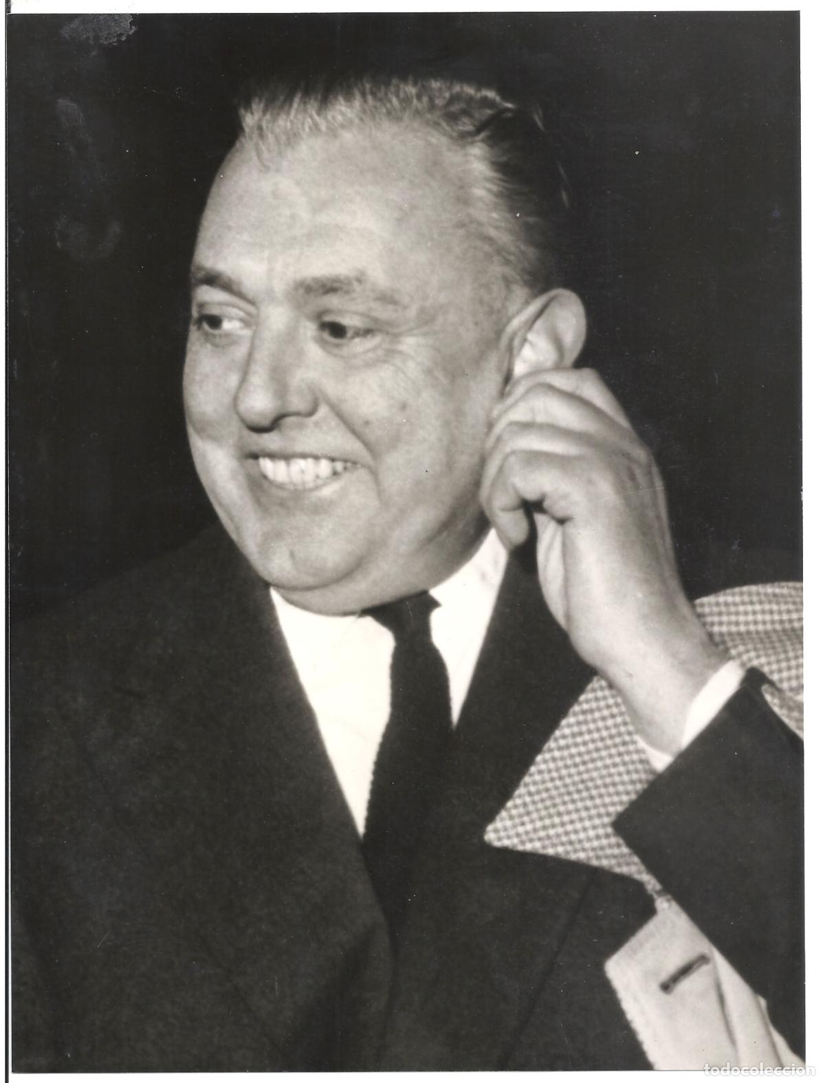 Kino: F35822 JACQUES TATI FOTO B/N ORIGINAL ESPA&Ntilde;OLA