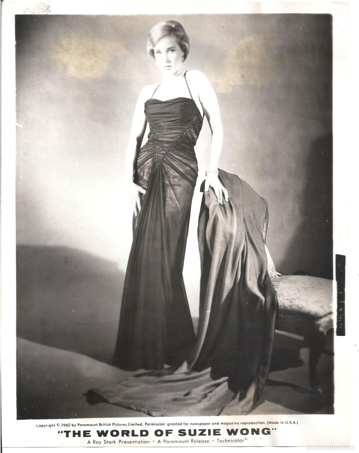 Kino: F35834 SYLVIA SYMS EL MUNDO DE SUZIE WONG FOTO B/N ORIGINAL AMERICANA