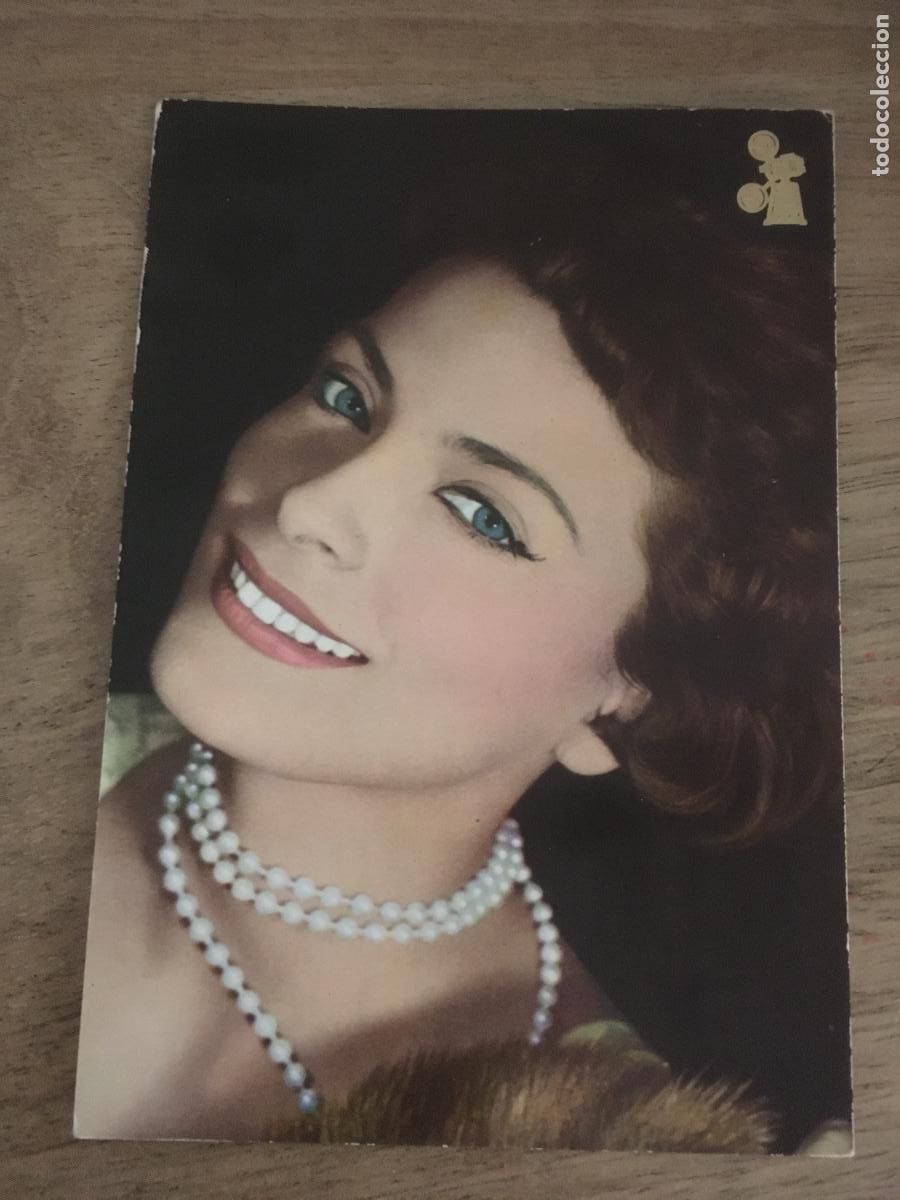 Cin&eacute;ma: andree debar postal color original antigua postalcolor