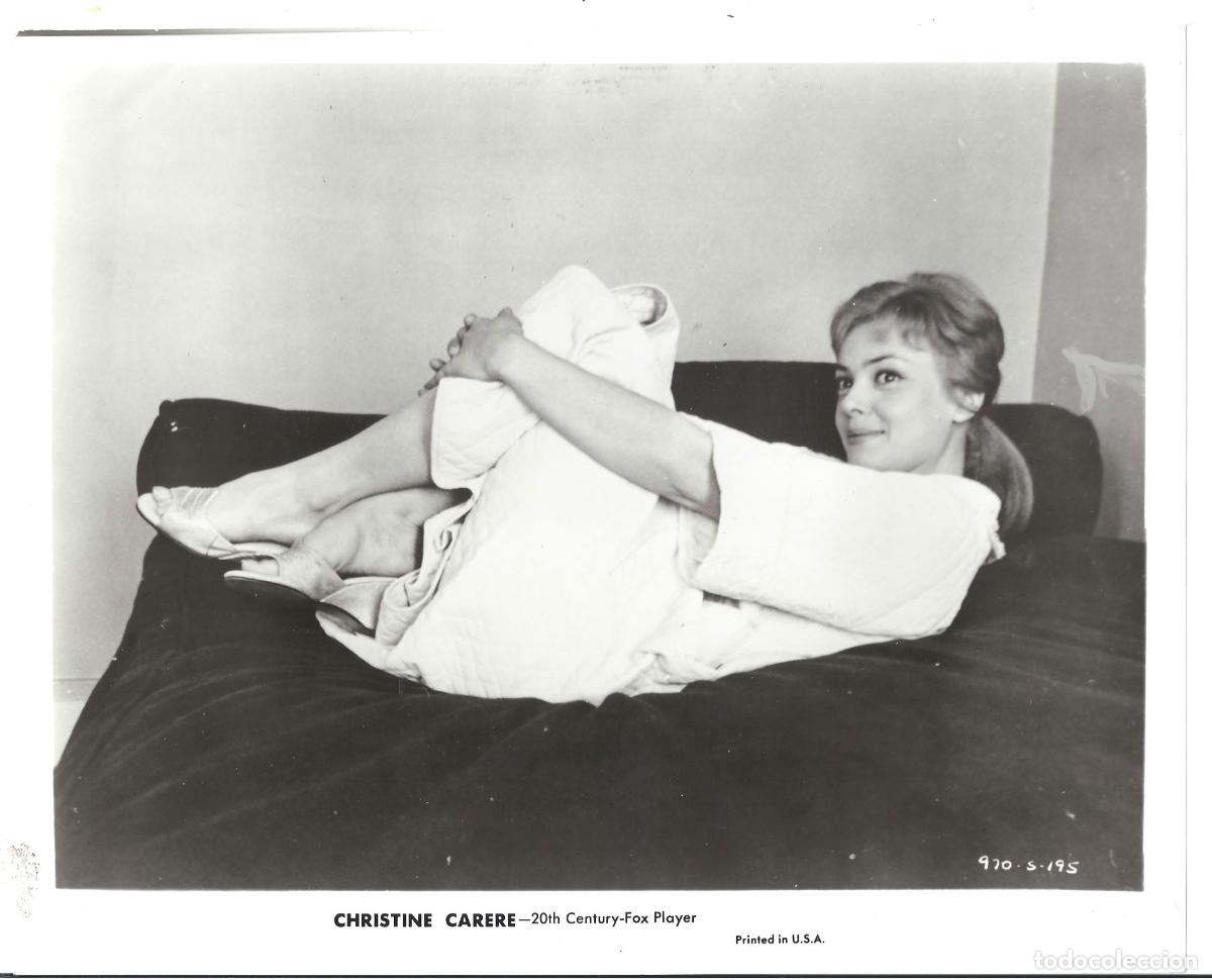 Cine: F35839 CHRISTINE CARERE FOTO B/N ORIGINAL AMERICANA