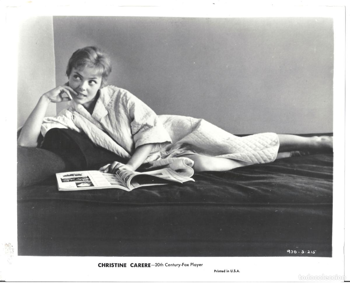 Cine: F35840 CHRISTINE CARERE FOTO B/N ORIGINAL AMERICANA