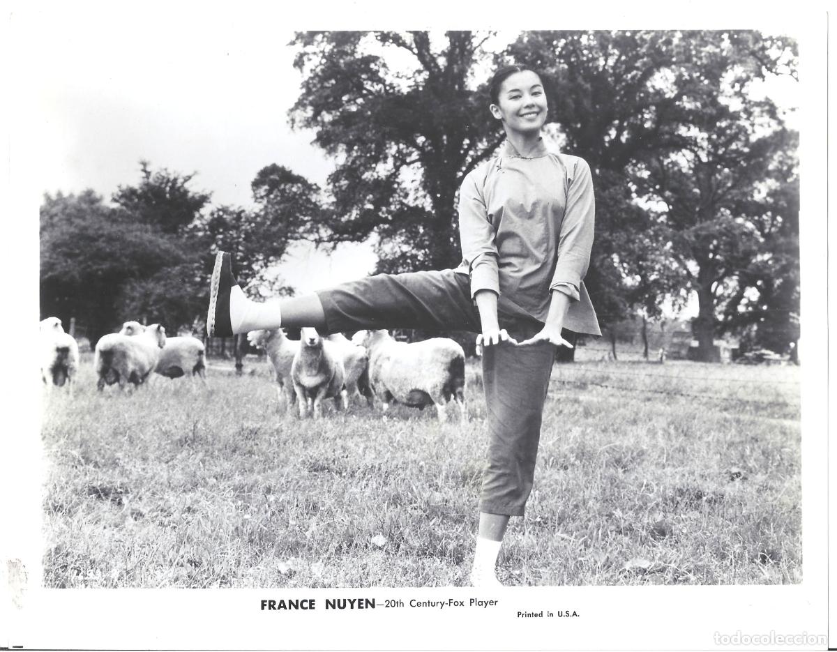 Kino: F35841 FRANCE NUYEN FOTO B/N ORIGINAL AMERICANA