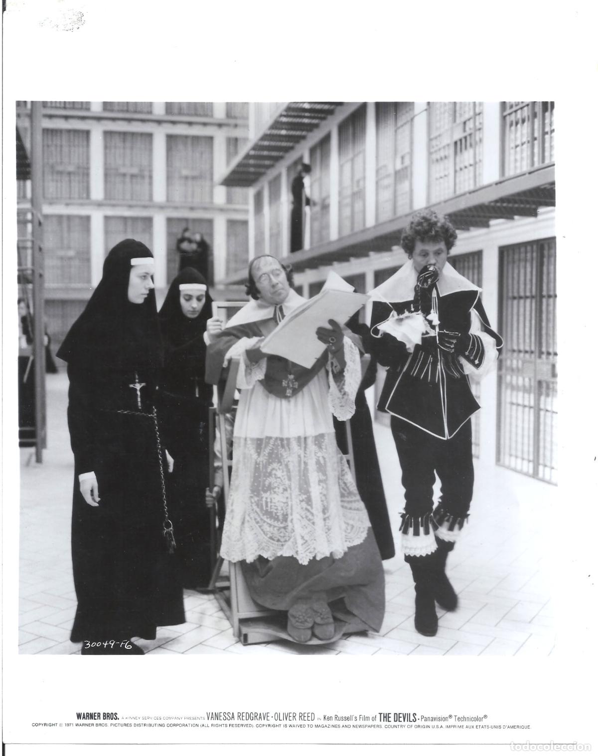 Kino: F35856 CHRISTOPHER LOGUE DUDLEY SUTTON LOS DEMONIOS KEN RUSSELL FOTO B/N ORIGINAL AMERICANA