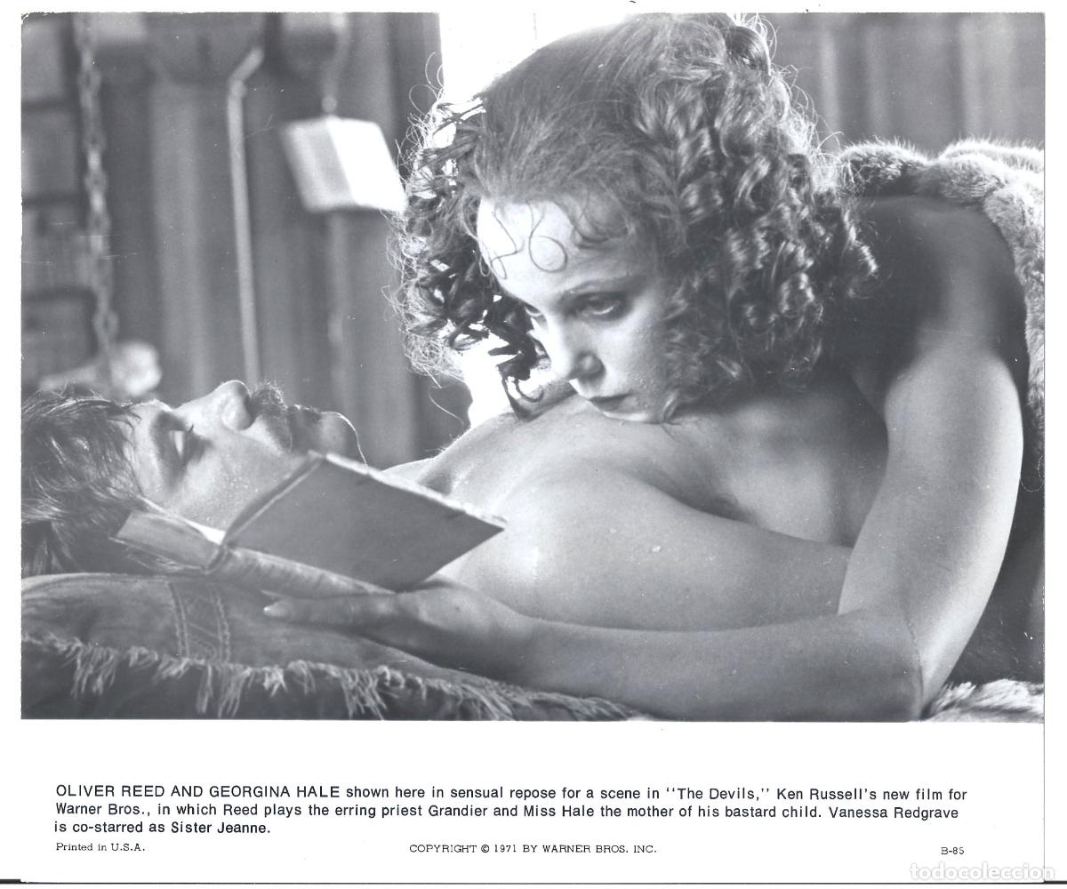 Kino: F35857 OLIVER REED GEORGINA HALE LOS DEMONIOS KEN RUSSELL FOTO B/N ORIGINAL AMERICANA