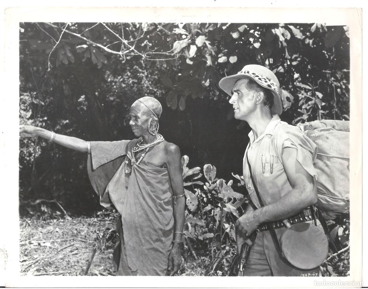 Kino: F35860 STEWART GRANGER LAS MINAS DEL REY SALOMON FOTO B/N ORIGINAL AMERICANA