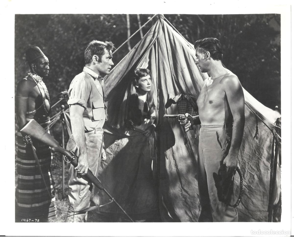 Kino: F35861 STEWART GRANGER DEBORAH KERR LAS MINAS DEL REY SALOMON FOTO B/N ORIGINAL AMERICANA