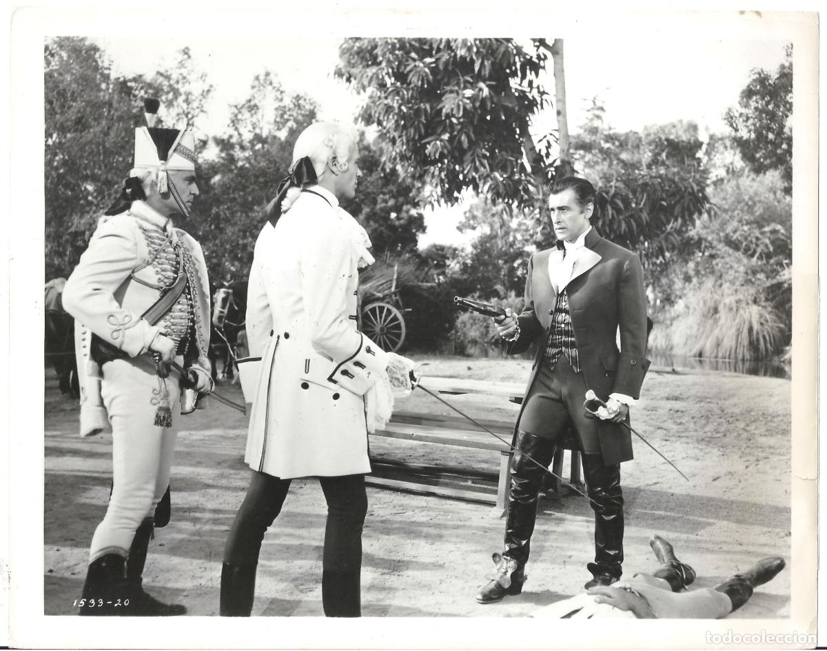 Kino: F35863 STEWART GRANGER MEL FERRER SCARAMOUCHE FOTO B/N ORIGINAL AMERICANA