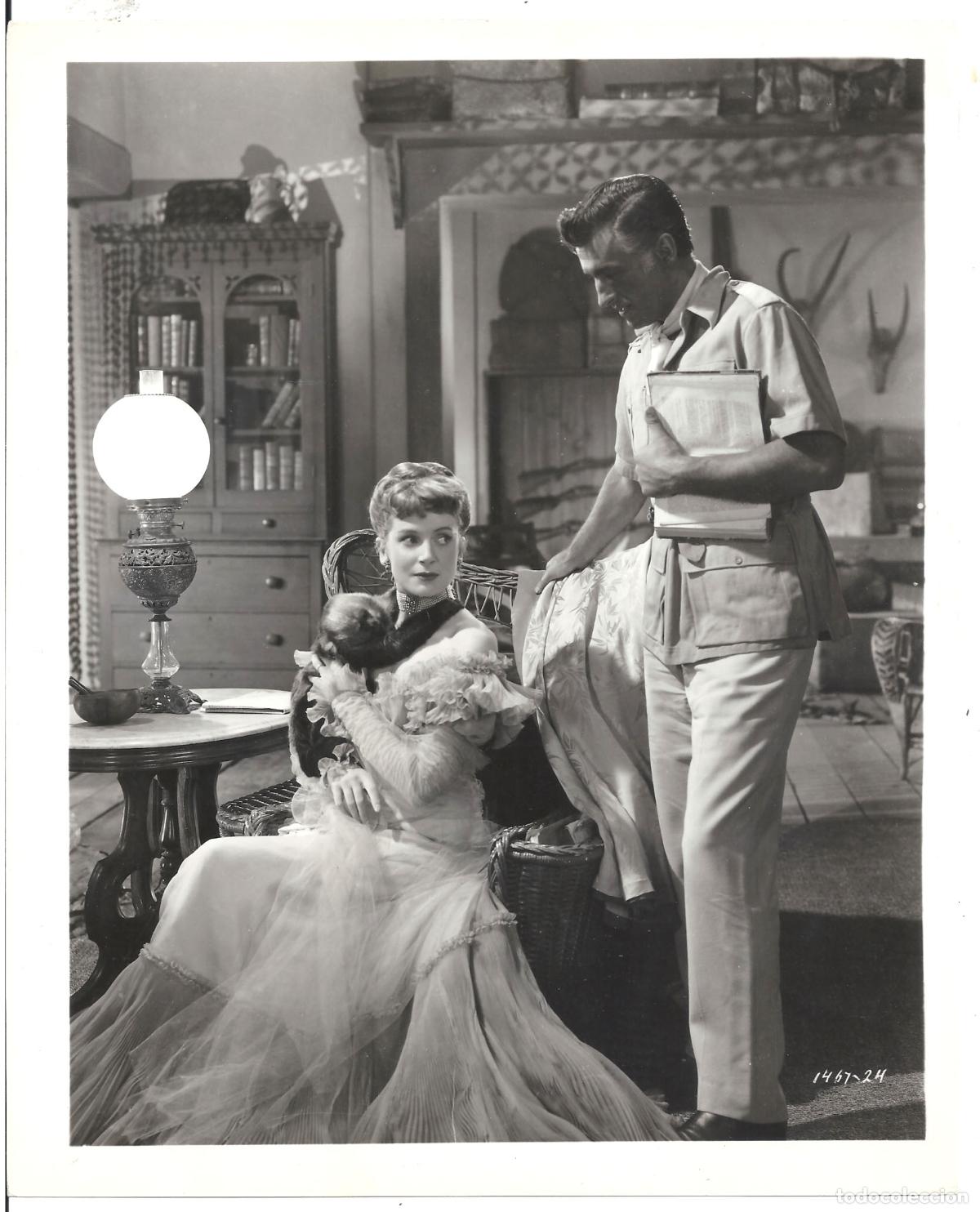 Kino: F35865 STEWART GRANGER DEBORAH KERR mono LAS MINAS DEL REY SALOMON FOTO B/N ORIGINAL AMERICANA